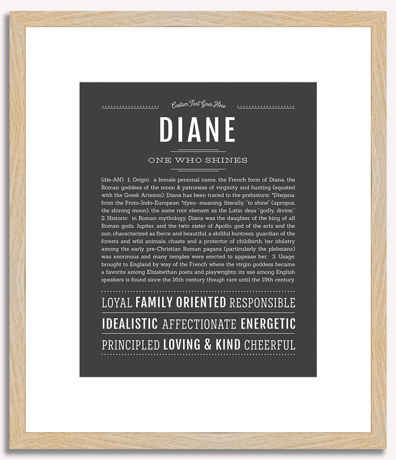 Diane | Name Art Print