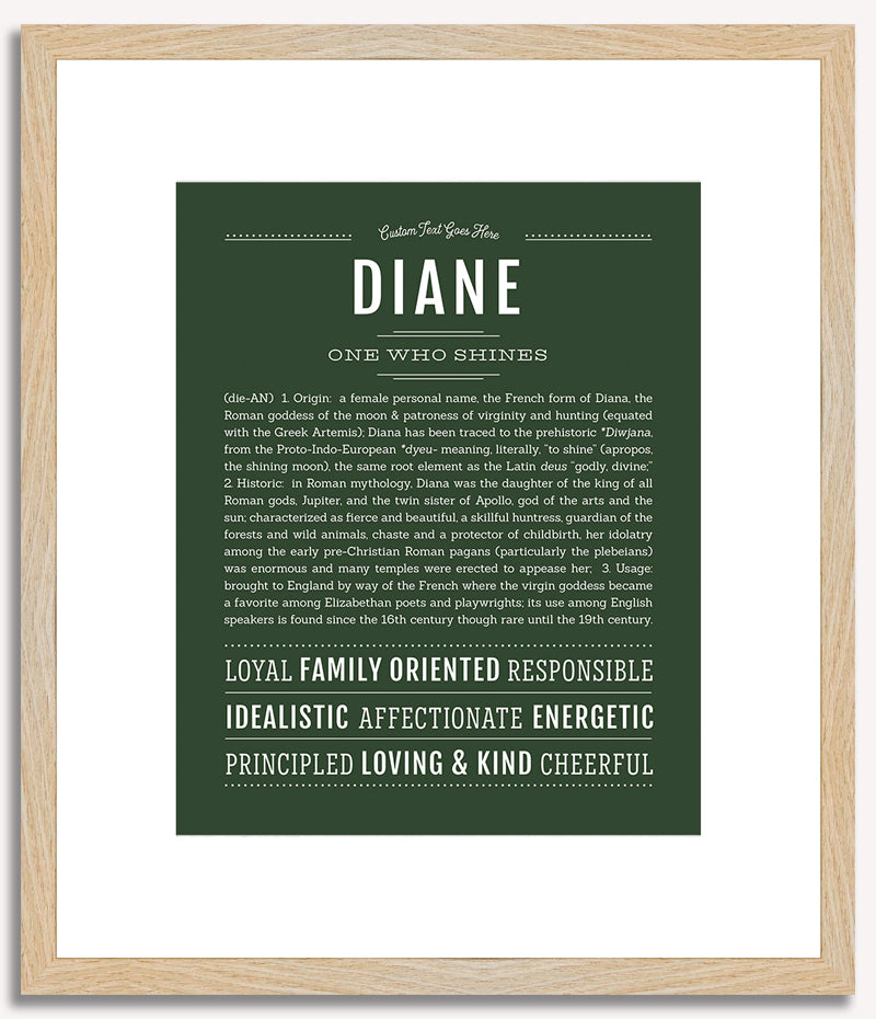 Diane | Name Art Print