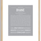 Diane | Name Art Print