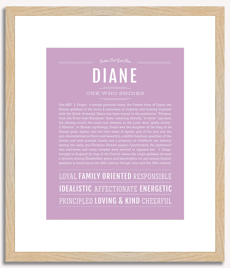 Diane | Name Art Print