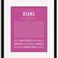 Frame Options | Dark Pink | Black Frame, Matted