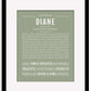 Frame Options | Sage | Black Frame, Matted