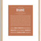 Diane | Name Art Print