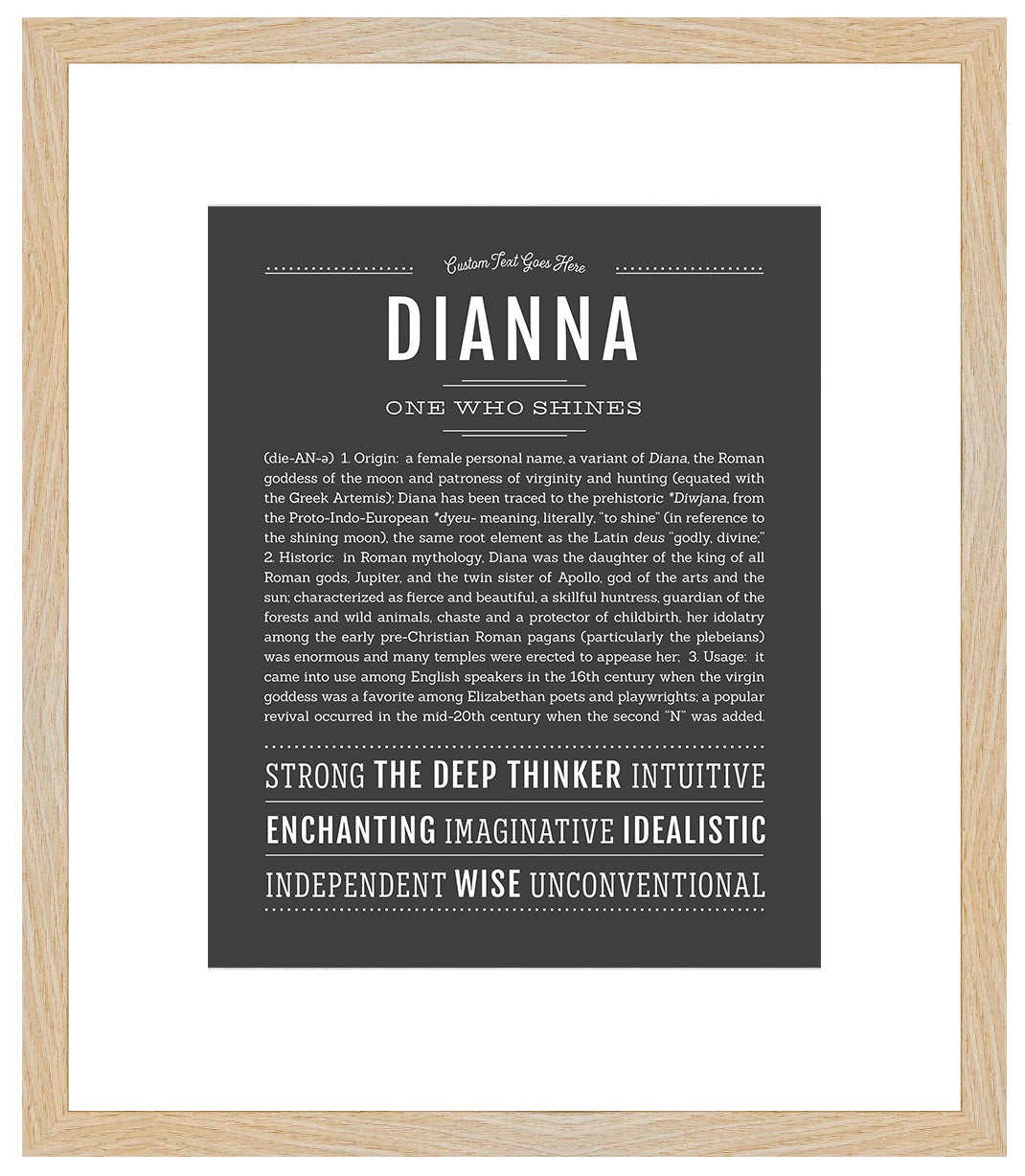 Dianna | Name Art Print