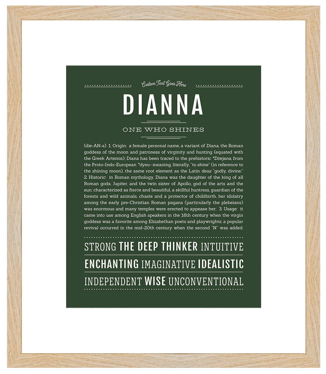 Dianna | Name Art Print