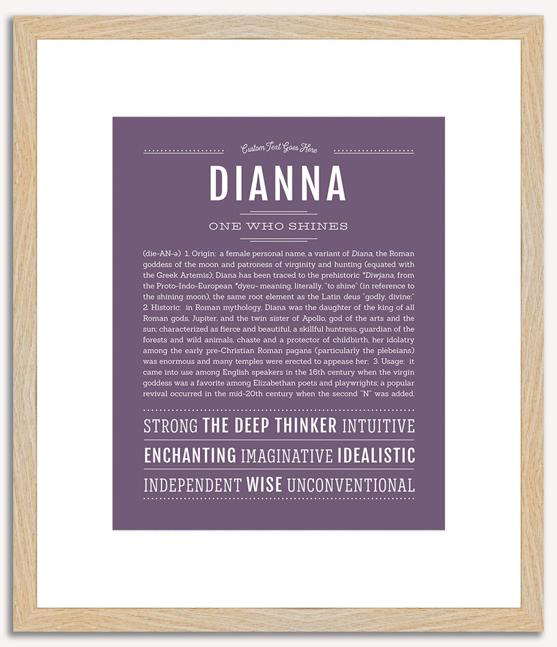 Dianna | Name Art Print