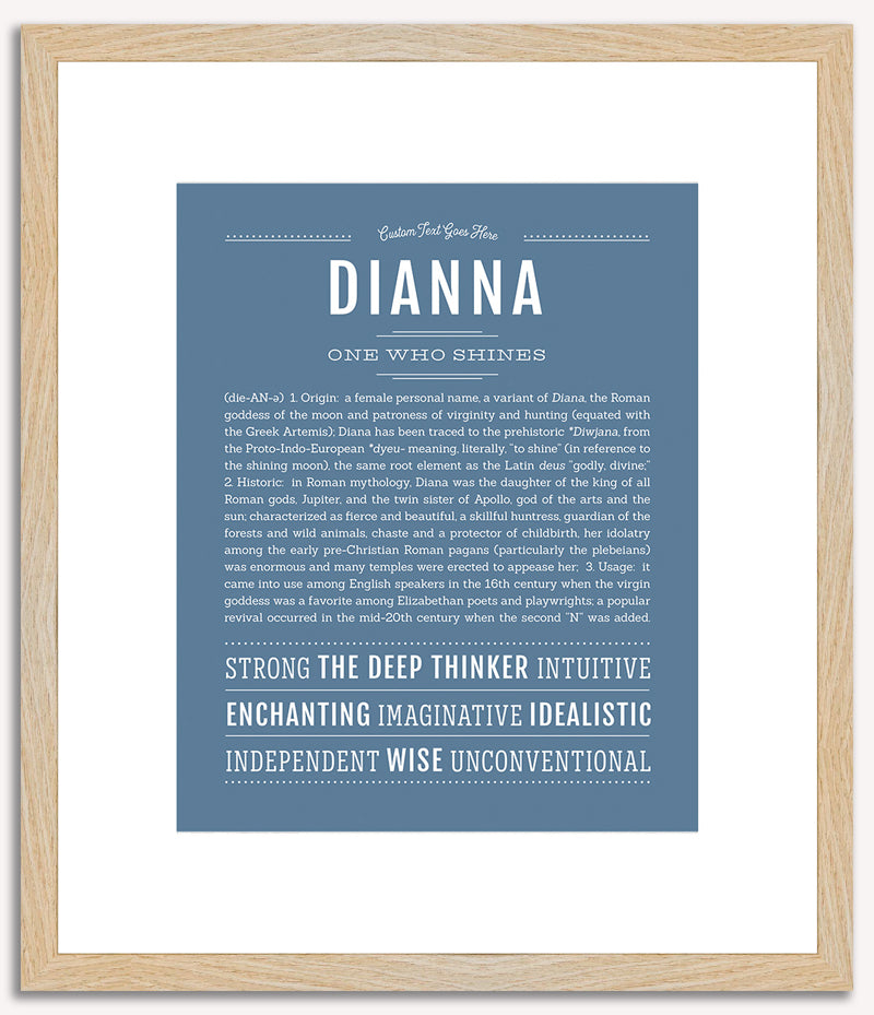 Dianna | Name Art Print