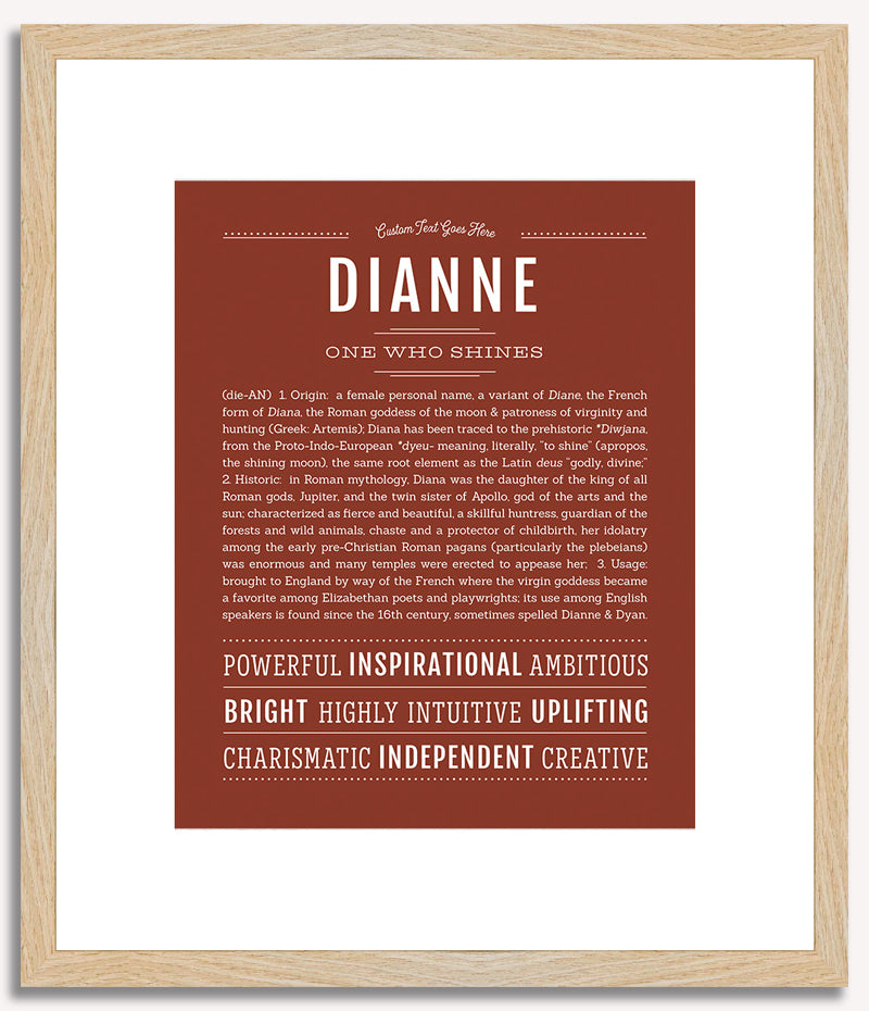 Dianne | Name Art Print