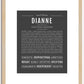 Dianne | Name Art Print