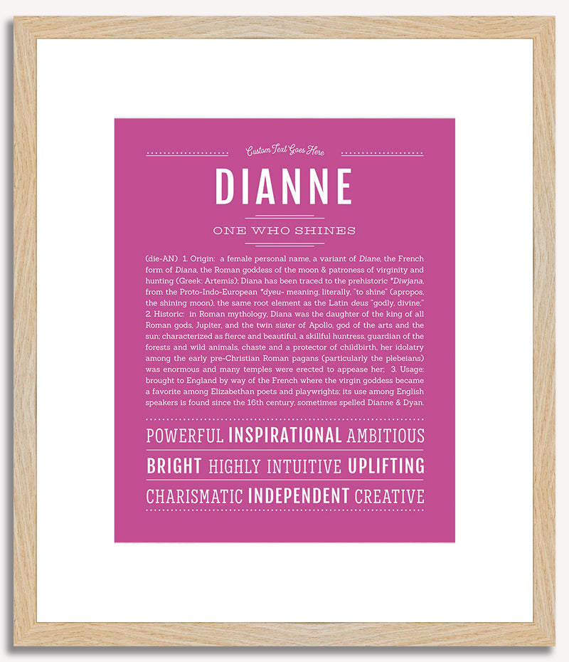 Dianne | Name Art Print