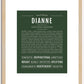 Dianne | Name Art Print