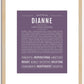 Dianne | Name Art Print