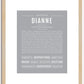 Dianne | Name Art Print