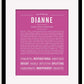 Frame Options | Dark Pink | Black Frame, Matted