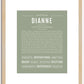 Dianne | Name Art Print