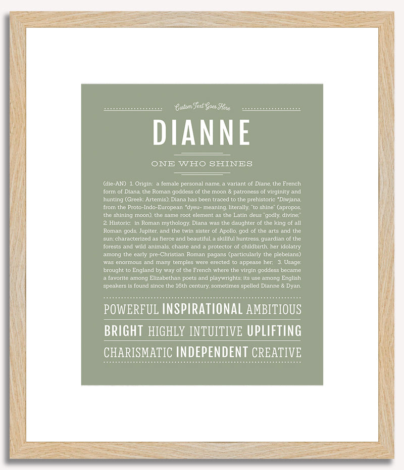 Dianne | Name Art Print