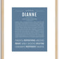 Dianne | Name Art Print