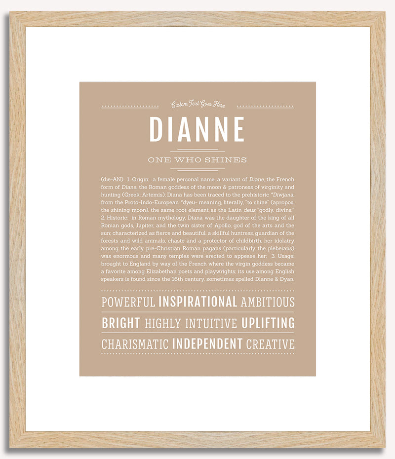 Dianne | Name Art Print