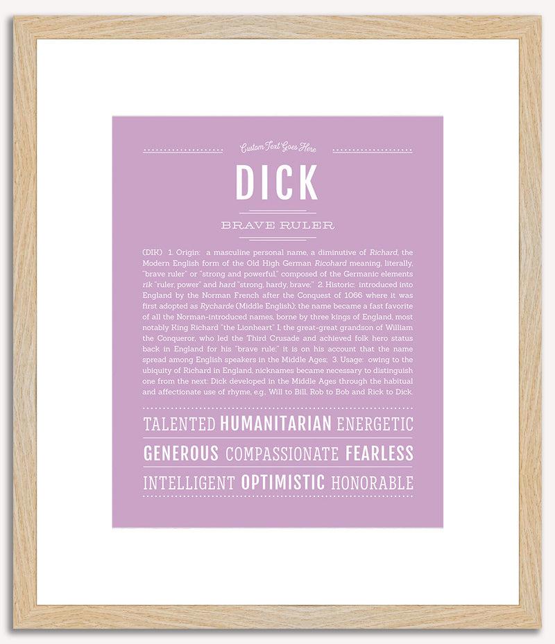 Dick | Name Art Print