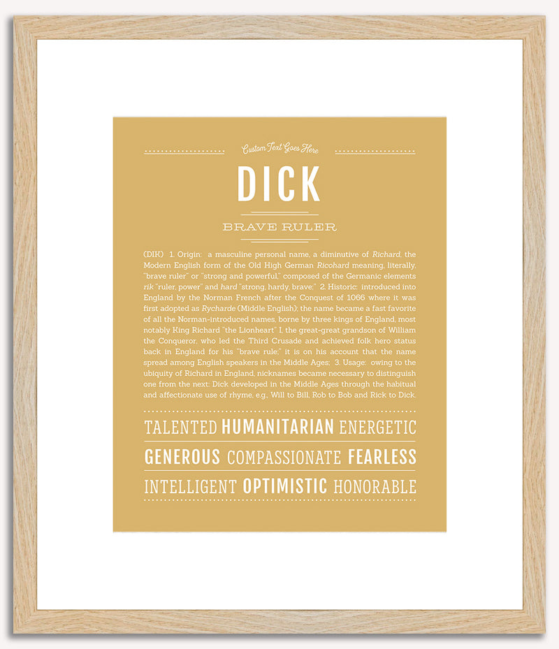 Dick | Name Art Print