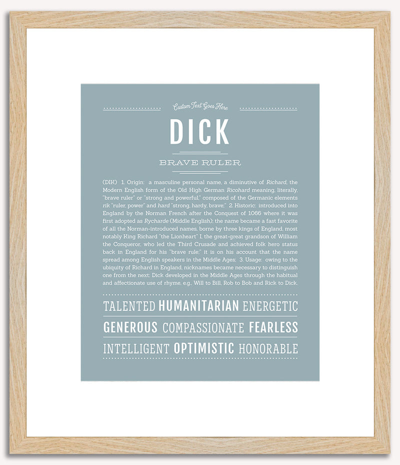 Dick | Name Art Print