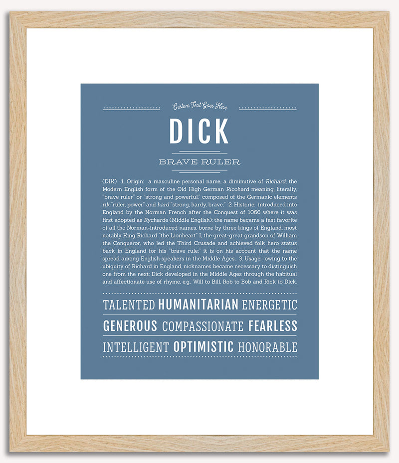 Dick | Name Art Print