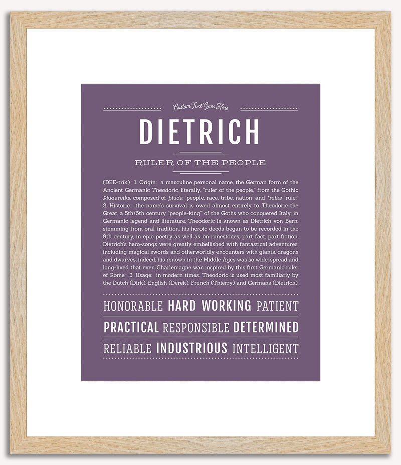 Dietrich | Name Art Print