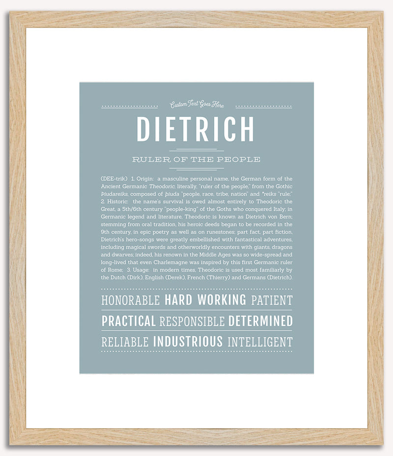 Dietrich | Name Art Print