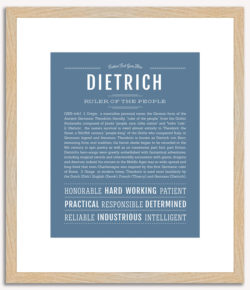 Dietrich | Name Art Print