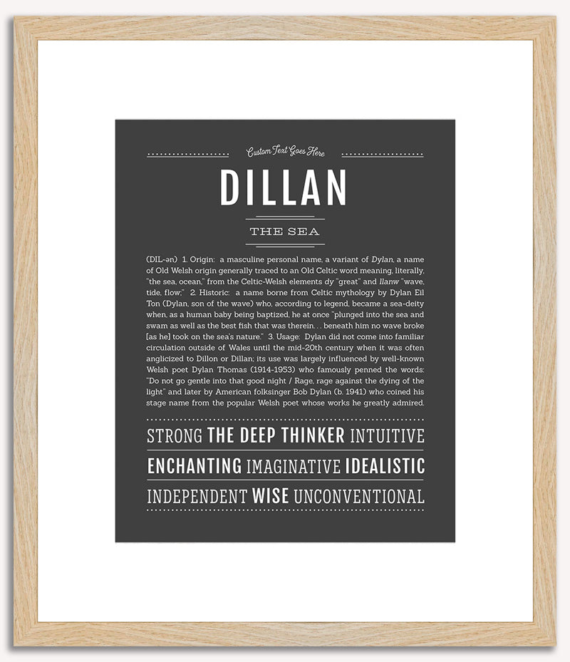 Dillan | Name Art Print