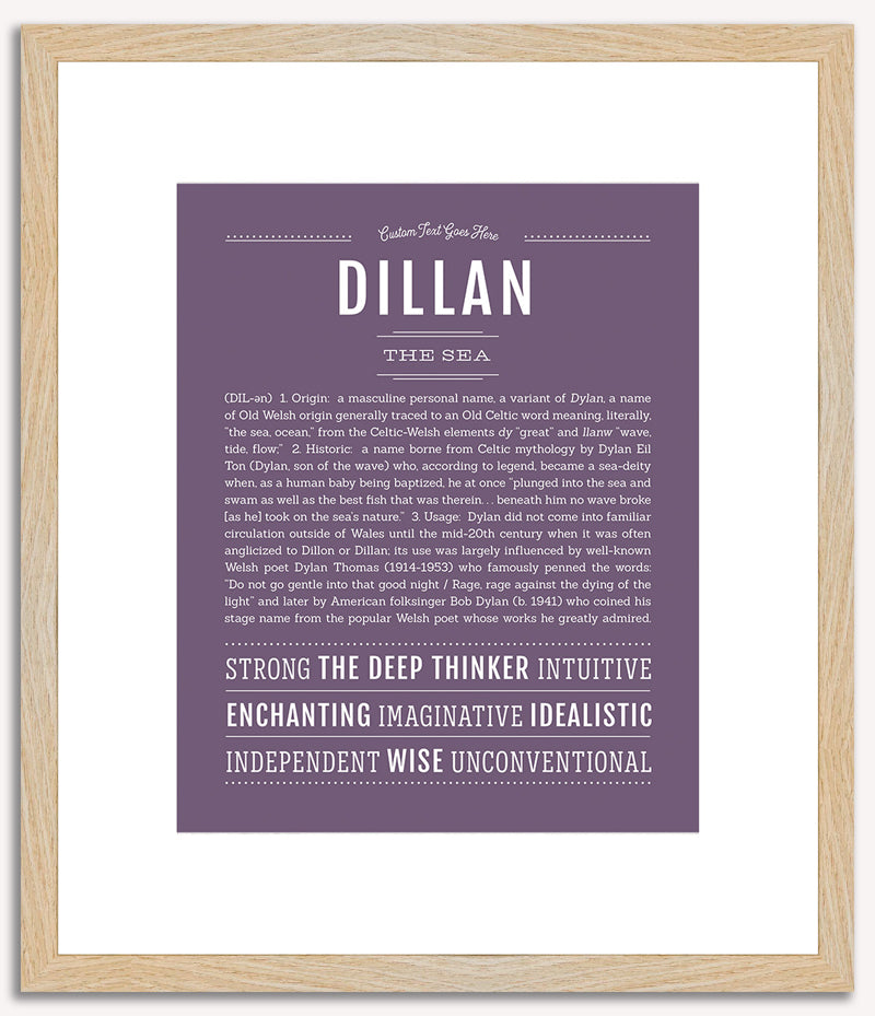 Dillan | Name Art Print