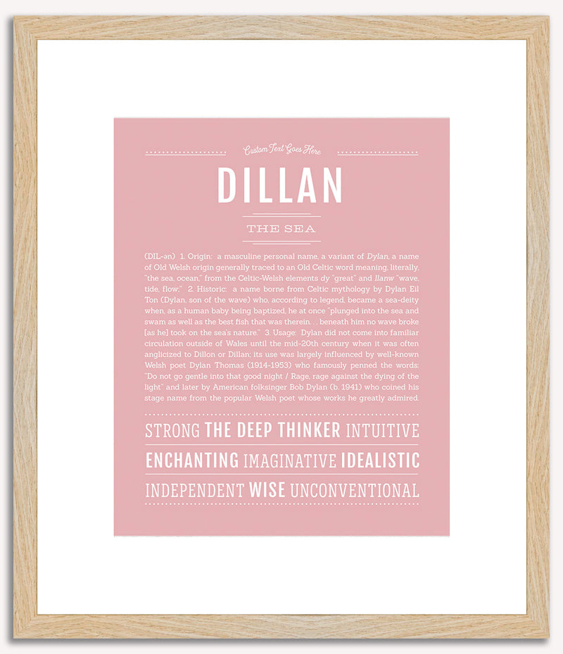 Dillan | Name Art Print