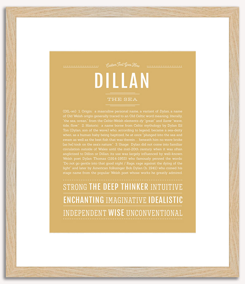 Dillan | Name Art Print