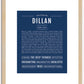 Dillan | Name Art Print