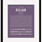 Frame Options | Deep Purple | Black Frame, Matted