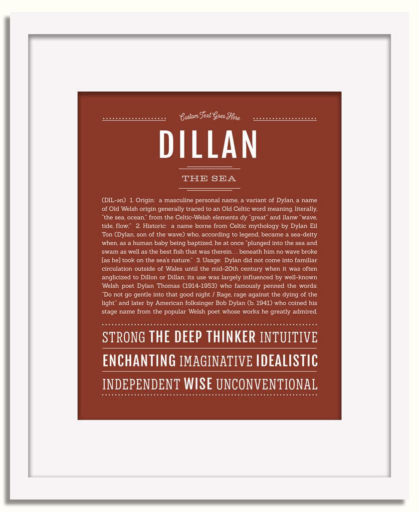 Dillan | Name Art Print