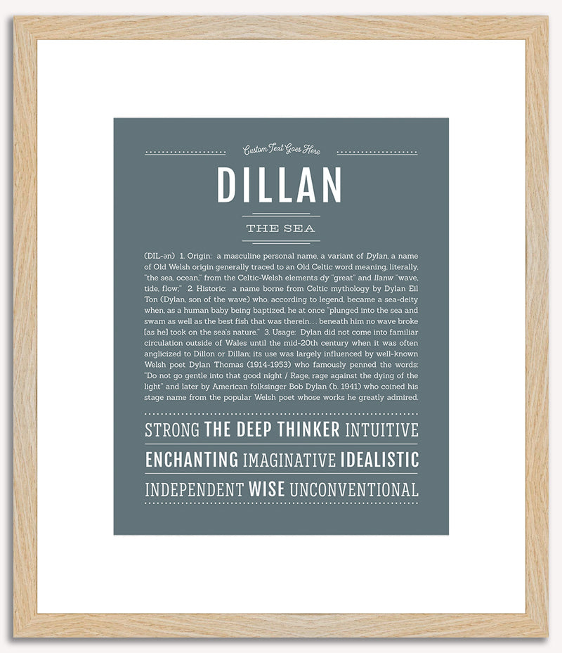 Dillan | Name Art Print