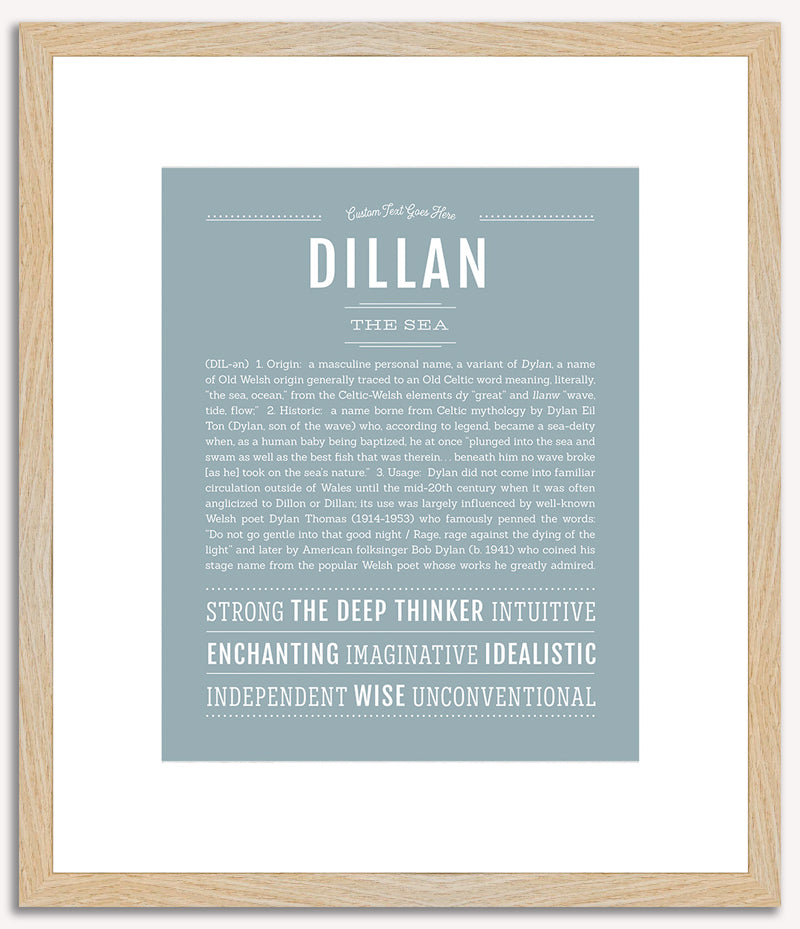 Dillan | Name Art Print