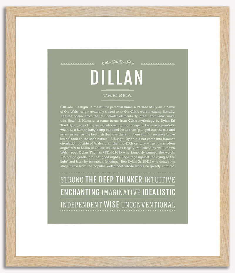 Dillan | Name Art Print