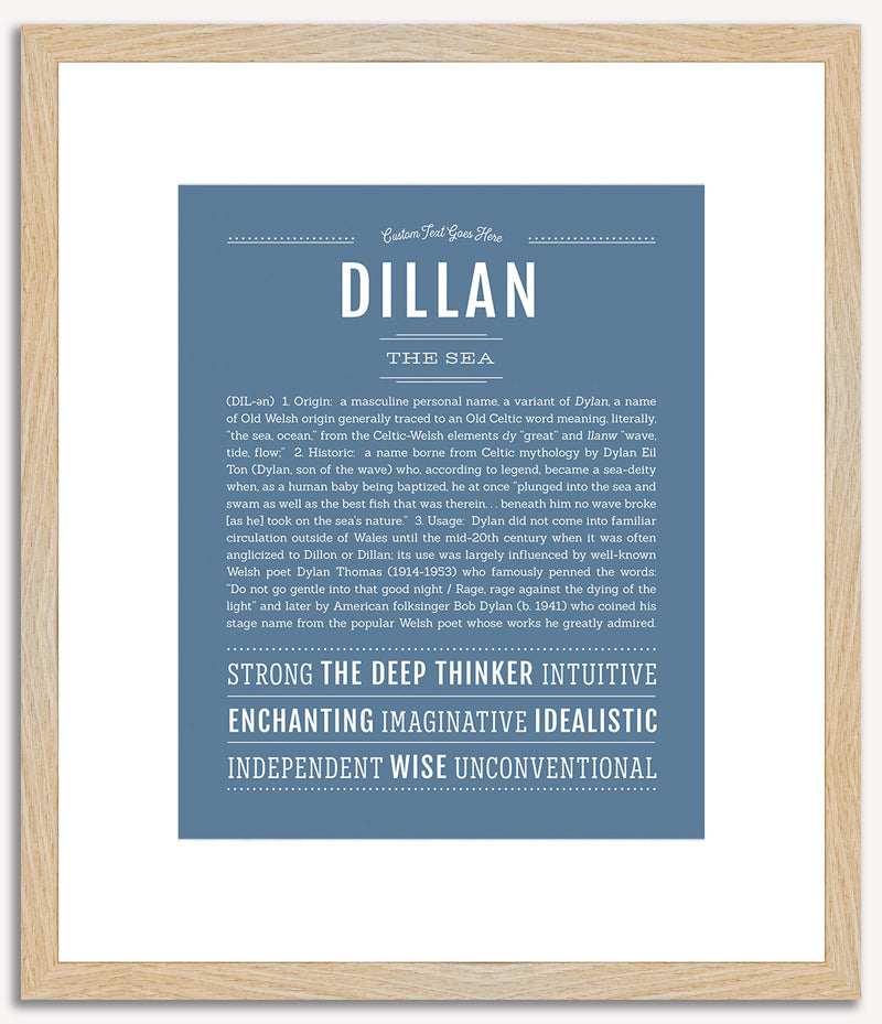 Dillan | Name Art Print