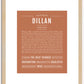 Dillan | Name Art Print