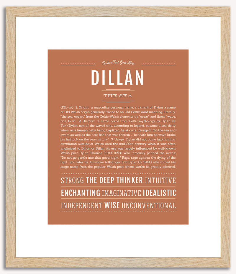 Dillan | Name Art Print