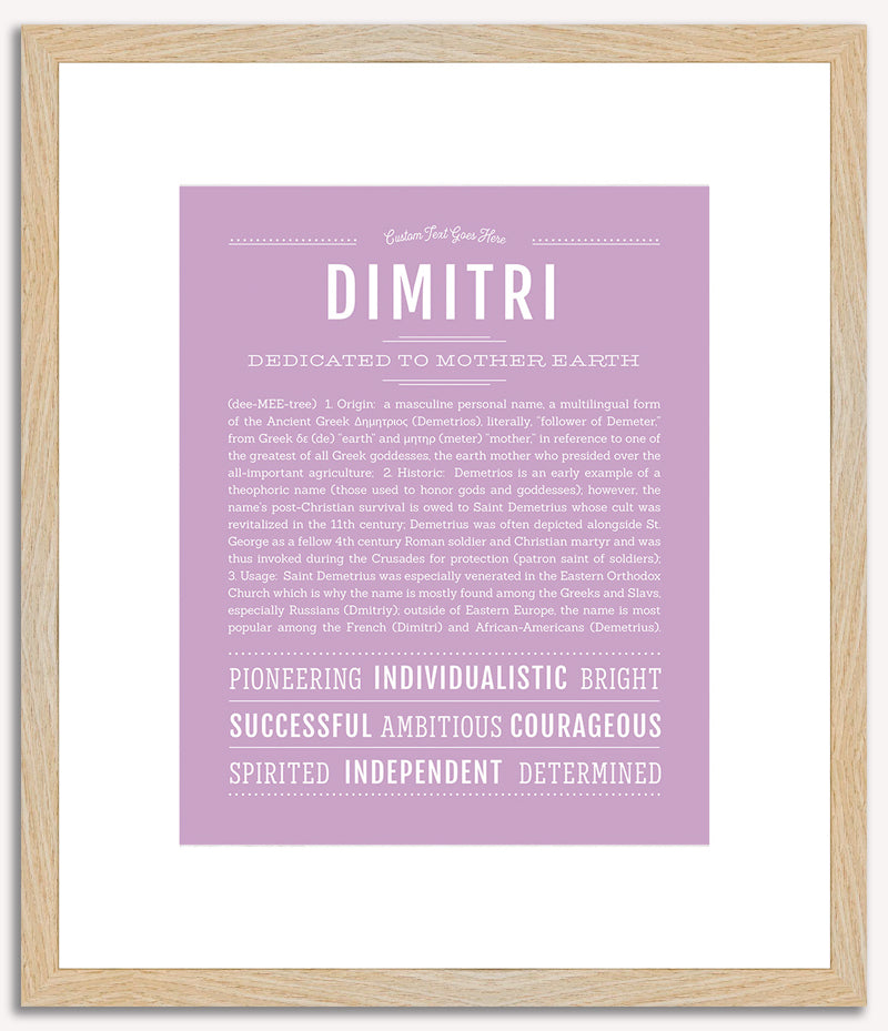 Dimitri | Name Art Print