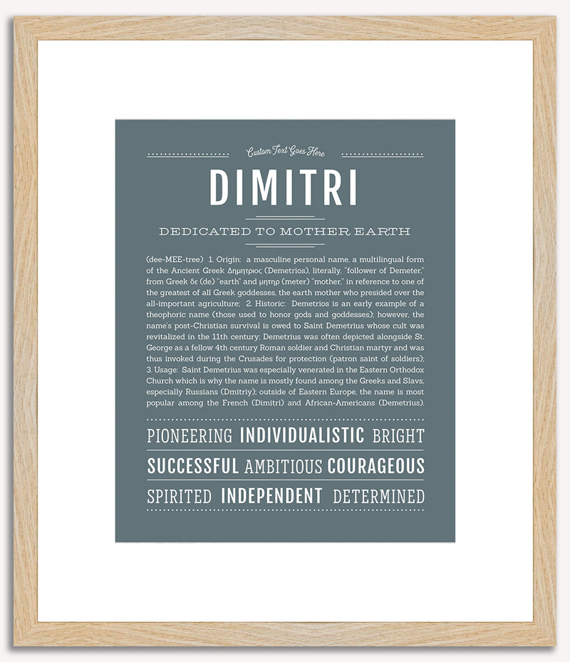 Dimitri | Name Art Print