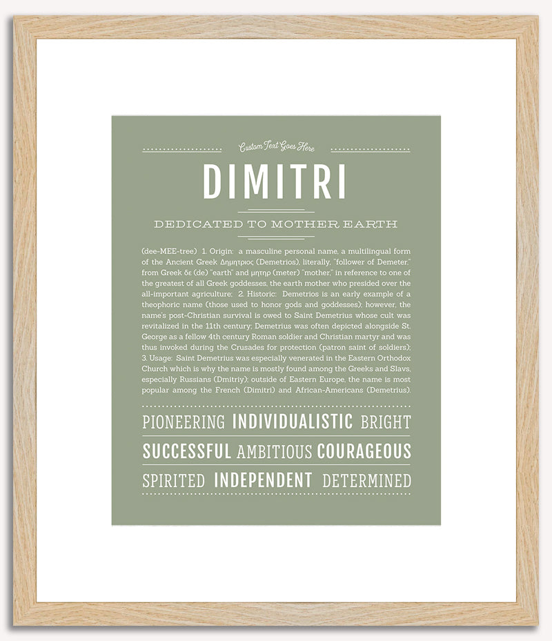 Dimitri | Name Art Print