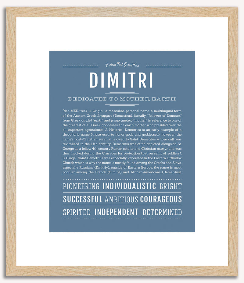 Dimitri | Name Art Print