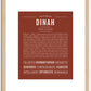 Dinah | Name Art Print