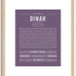 Dinah | Name Art Print