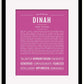 Frame Options | Dark Pink | Black Frame, Matted