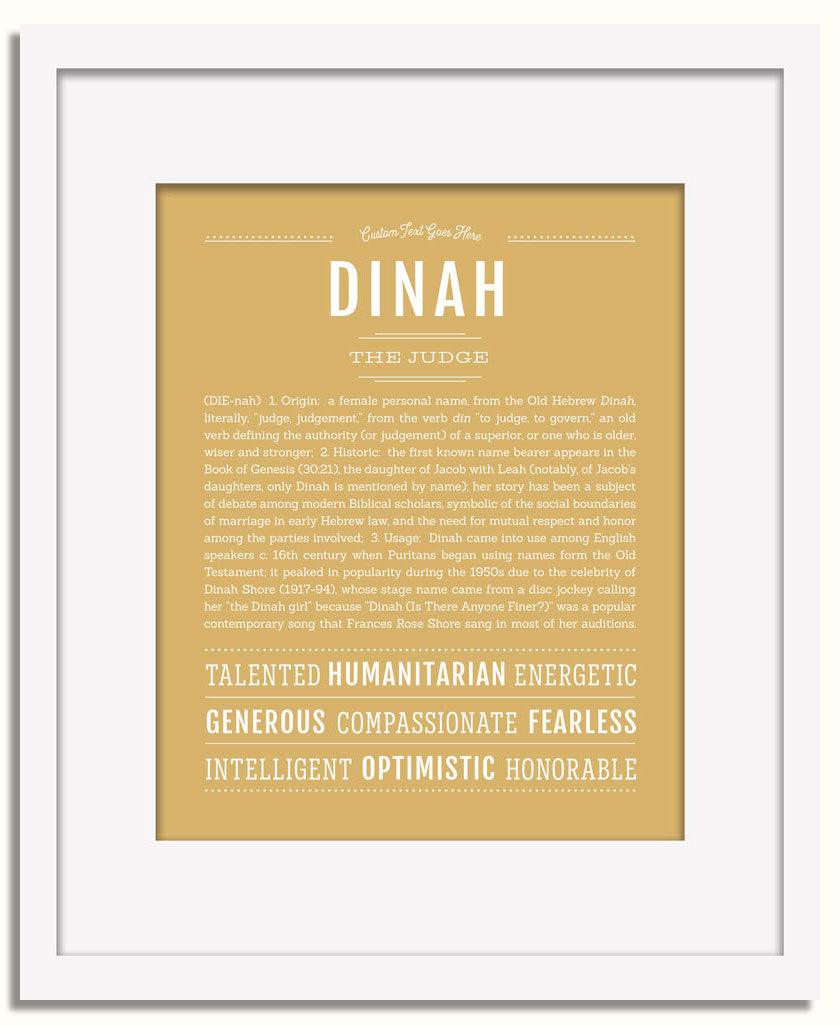 Frame Options | Matte Gold | White Frame, Matted